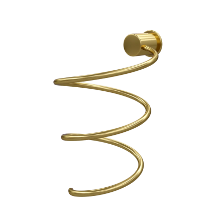 Держатель для фена Wasserkraft Aisch 1080BG, brushed gold в современном стиле