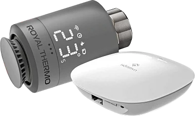 Термостат Royal Thermo Smart Heat RTSMARTHS, M30х1,5 с управлением по wi-fi, серебристый