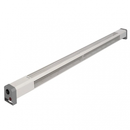 Электрический конвектор Ballu Plinth Compact BEC/PLC-100-400 на площадь 6 кв.м., цвет белый, серый