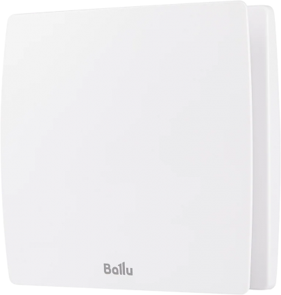 Вытяжной вентилятор Ballu SL BAF-SL 100 VT, с обратным клапаном и таймером, белый
