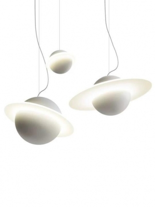 Светильник подвесной Alfa Light F3224-134 D250 LED*12W в стиле модерн, цвет белый