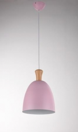 Светильник подвесной Alfa Light F3524-28 Pink E27*1 в стиле модерн, мощность 40 Вт