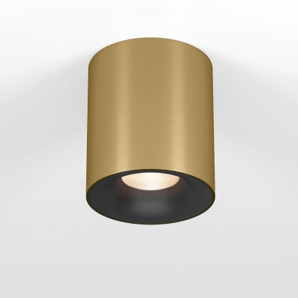 Потолочный светодиодный светильник Elektrostandard Primo 25116/LED a069413 цвет латунь, мощность 12 Вт