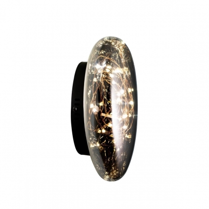 Настенный светодиодный светильник Modelux Modestyle MS.6512.220 BK в стиле модерн, цвет черный