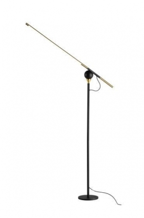 Торшер Alfa Light F3924-40 light black+gol d 18W 100*18*1 60 в стиле модерн
