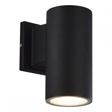Уличный настенный светодиодный светильник ST Luce Tubo SL9530.401.01 в современном стиле, цвет черный