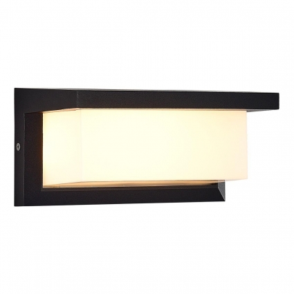 Уличный настенный светодиодный светильник ST Luce Combo SL9532.401.01 в современном стиле, цвет черный
