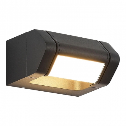 Уличный настенный светодиодный светильник ST Luce Protech SL9540.701.01 в современном стиле, цвет серый