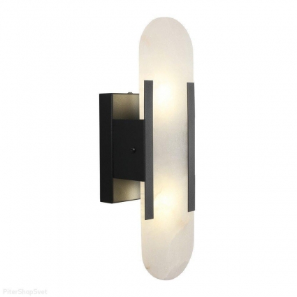 Бра Alfa Light F0324-127 в стиле модерн, цвет черный, мощность 18 Вт