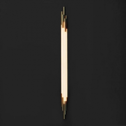 Бра Alfa Light F1024-03 700MM BK 3000K в стиле модерн, цвет бронза, мощность 60 Вт