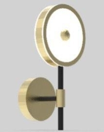 Бра Alfa Light F3224-37 W140*H280 LED в стиле модерн, цвет черный, мощность 9 Вт
