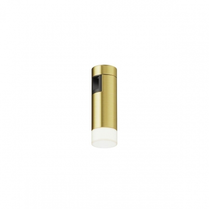 Трековый светодиодный светильник Maytoni Flarity Skim TR145-1-3W4K-W-BS в современном стиле, цвет латунь