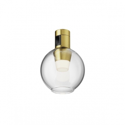 Трековый светодиодный светильник Maytoni Flarity Bubble TR148-1-3W4K-BS в современном стиле, цвет латунь