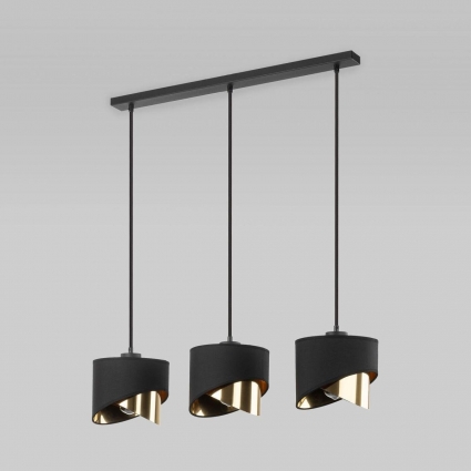 Подвесная люстра TK Lighting 4877 Grant Black в стиле модерн, цвет черный
