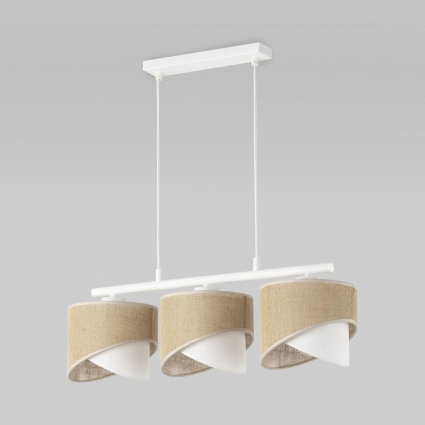 Подвесная люстра TK Lighting 4827 Marlon цвет бежевый, мощность 120 Вт