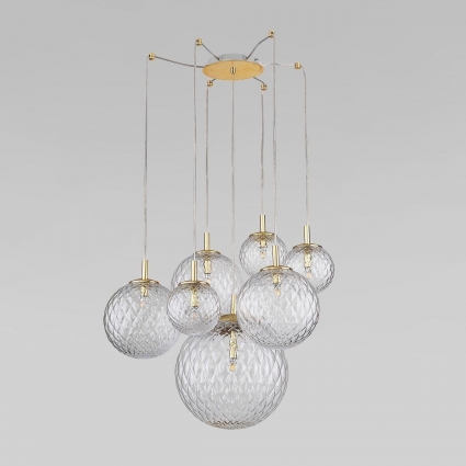 Подвесная люстра TK Lighting 4608 Cadix Gold мощность 56 Вт