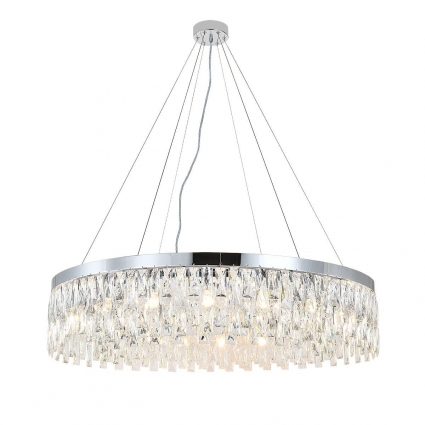 Подвесная люстра Indigo Anna V12029/18P Chrome V000498 цвет хром, мощность 720 Вт