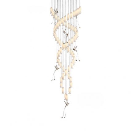 Подвесная люстра Mizi`en Polly MZ121830-68-800 цвет белый, мощность 102 Вт