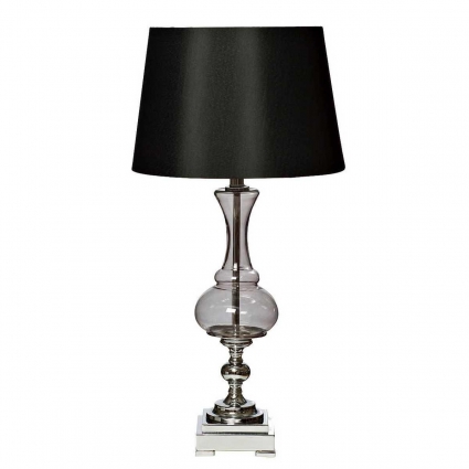 Настольная лампа Garda Decor 22-87454 в классическом стиле, цвет черный, мощность 80 Вт
