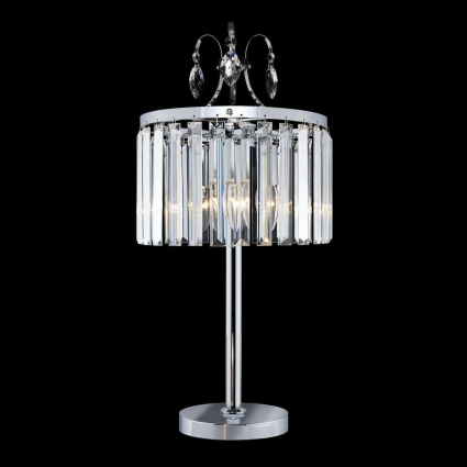 Настольная лампа Citilux Инга CL335831 в стиле модерн, цвет хром, мощность 180 Вт