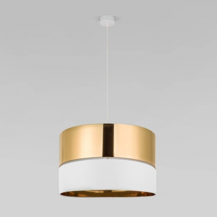 Подвесной светильник TK Lighting 4771 Hilton Gold в современном стиле, цвет белый