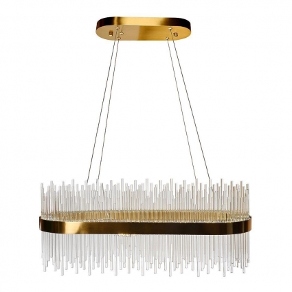 Подвесной светодиодный светильник Garda Decor 62GDW-901-800 в современном стиле, цвет бронза