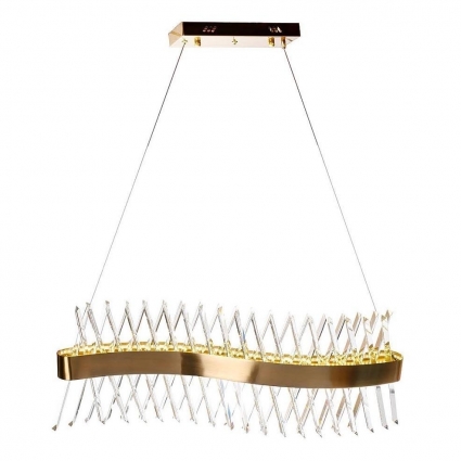 Подвесной светодиодный светильник Garda Decor Волна 62GDW-913-800 в современном стиле, мощность 60 Вт
