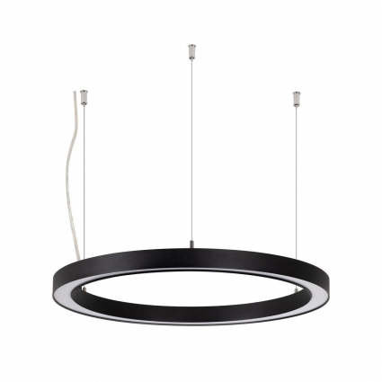 Подвесной светодиодный светильник Arlight SP-Circle-Hang-O3535-D500-30W Warm3000 049360 в современном стиле, цвет черный