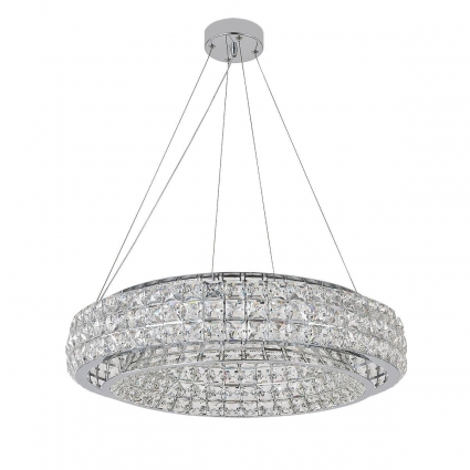 Подвесной светодиодный светильник Indigo Valore 12044/B/1P Chrome V000101L цвет хром, мощность 130 Вт