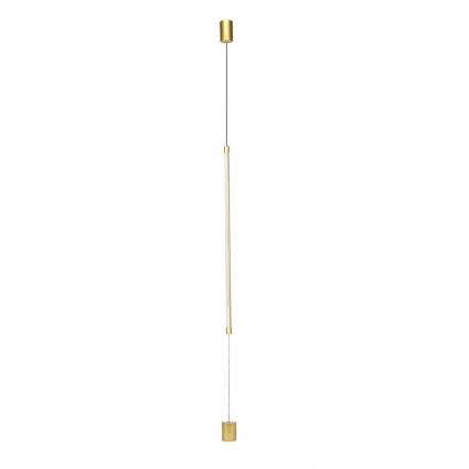 Подвесной светодиодный светильник Indigo Linea 14024/A/1P Brass V000122L цвет латунь, мощность 32 Вт