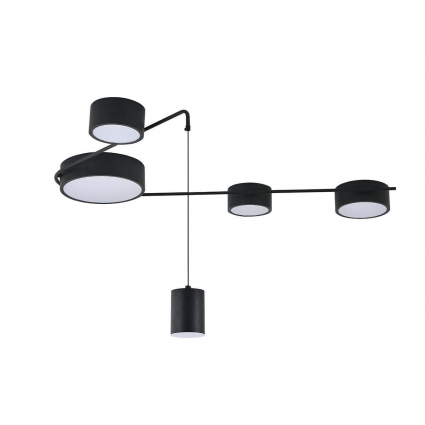 Потолочный светодиодный светильник Indigo Modulo 14028/5С Black V000161L в стиле Хай-тек, цвет черный