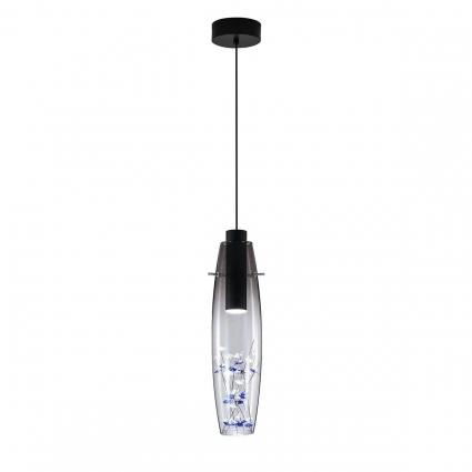 Подвесной светодиодный светильник Indigo Tesoro 11063/1P Blue V000139L в стиле модерн, цвет серый