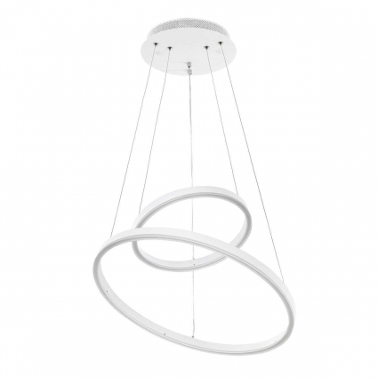 Подвесной светильник LED4U 55000-2 WH в стиле Хай-тек, мощность 65 Вт