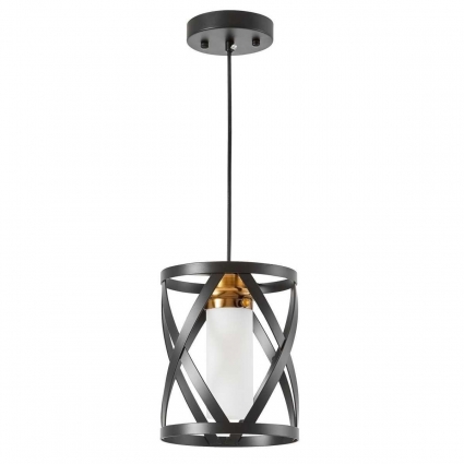 Lumina Deco Подвесной светильник Lumina Deco Astila LDP 1242-1 BK+MD в современном стиле, цвет черный