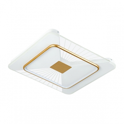Потолочный cветильник LED4U L1024-500 WH-GD в стиле модерн, мощность 73 Вт