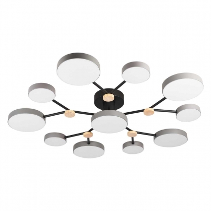 Потолочный светильник LED4U L3201-960 GR в стиле модерн, мощность 88 Вт
