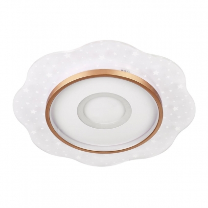 Потолочный cветильник LED4U L1028-500 WH-GD в стиле модерн