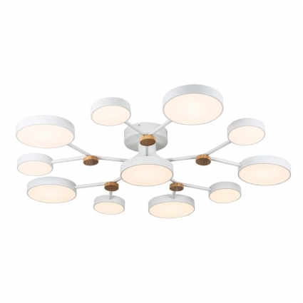 Потолочный cветильник LED4U L3201-960 WT в стиле модерн, мощность 88 Вт