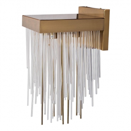 Настенный светильник Garda Decor 91GH-10110 цвет латунь, мощность 160 Вт