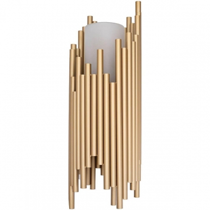 Настенный светильник Garda Decor K2K114448 в стиле модерн, цвет латунь