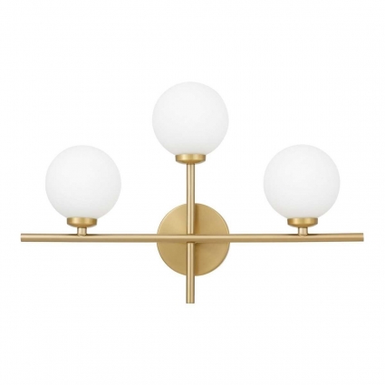 Бра Lumina Deco Marsiada LDW 6033N-3 MD в современном стиле, цвет латунь, мощность 15 Вт