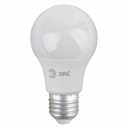 Лампа светодиодная ЭРА E27 15W 4000K матовая A60-15W-840-E27 R Б0046356 цвет белый