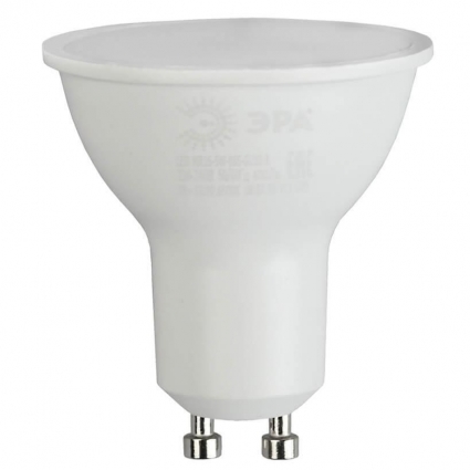 Лампа светодиодная ЭРА GU10 11W 6500K матовая MR16-11W-865-GU10 R Б0045346 цвет белый