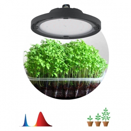 Прожектор светодиодный для растений ЭРА 50W 1310K Fito-50W-RB-Led-Ufo Б0053280 в современном стиле, цвет черный