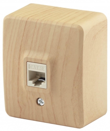 Розетка информационная RJ45 ЭРА Эксперт 11-3203-11 Б0020732 в современном стиле, цвет бежевый