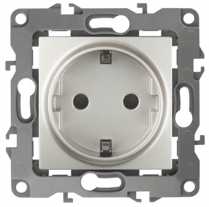 Розетка ЭРА 12 2P E Schuko 16A 250V 12-2101-15 Б0019322 в стиле модерн, цвет белый