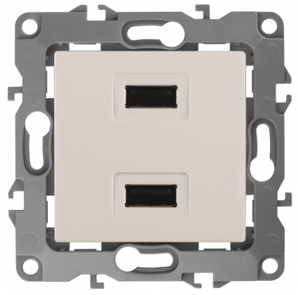 Устройство зарядное USB ЭРА 12 5V-2,1A 12-4110-02 Б0027492, в современном стиле, цвет белый