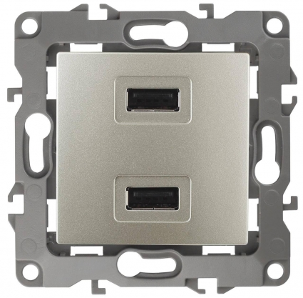 Устройство зарядное USB ЭРА 12 5V-2,1A 12-4110-04 Б0027494, в стиле модерн, цвет желтый