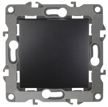 Переключатель одноклавишный промежуточный ЭРА 12 10AX 250V 12-1108-05 Б0018246 в стиле Хай-тек, цвет серый