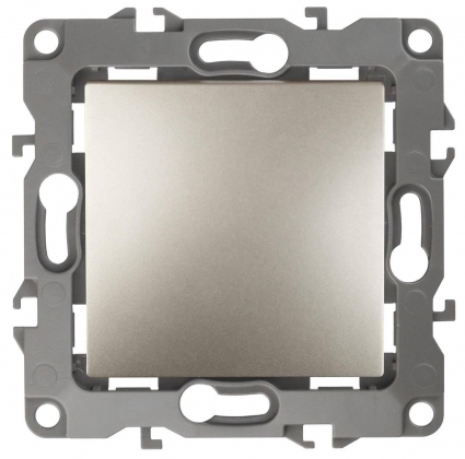 Переключатель одноклавишный ЭРА 12 10AX 250V 12-1103-04 Б0014642 в стиле модерн, цвет желтый